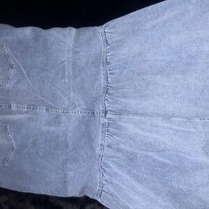 SHEIN Light Blue Denim Overalls